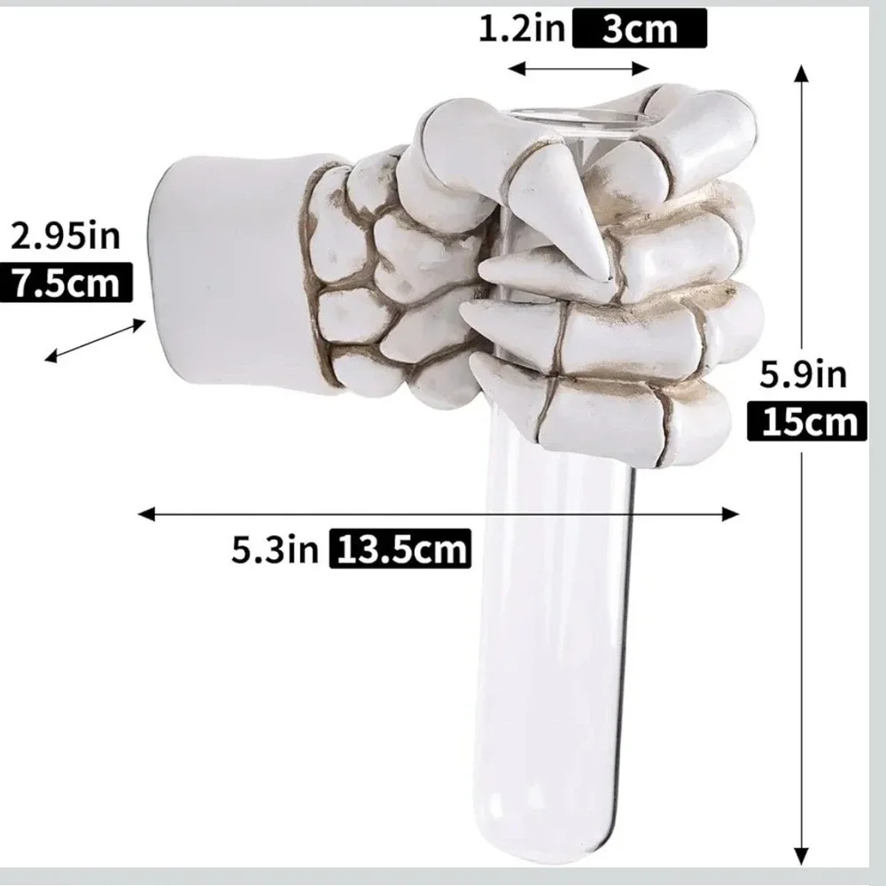 Gothic Skeleton Hand Wall Decor Bone‎ Sculpture Spooky Aesthetic Resin Art